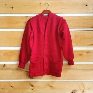 Imperial Vintage 100% All Wool Worsted Sz. 40 2 pc Matching Sweater & Cardigan